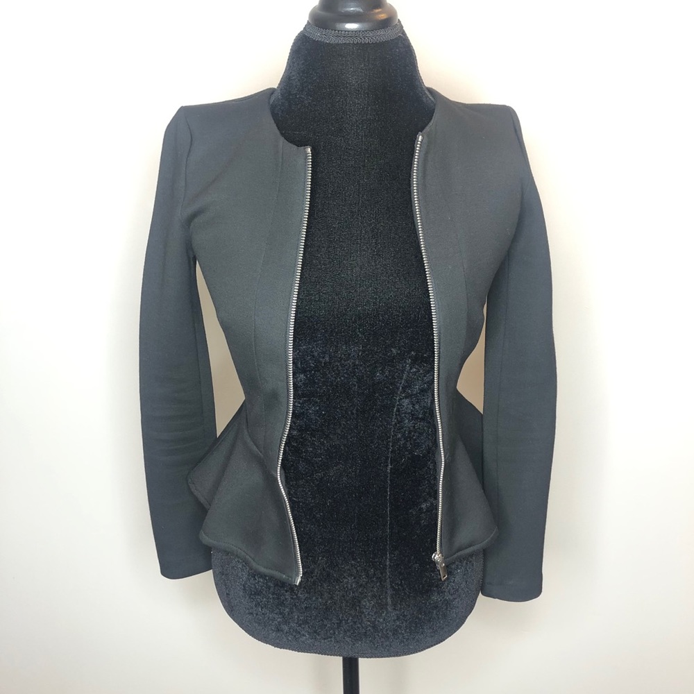 Divided Peplum Jacket - Picture 1 of 4